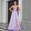 New suspender ball evening dress   new design sense solid color satin long dress adult dress women