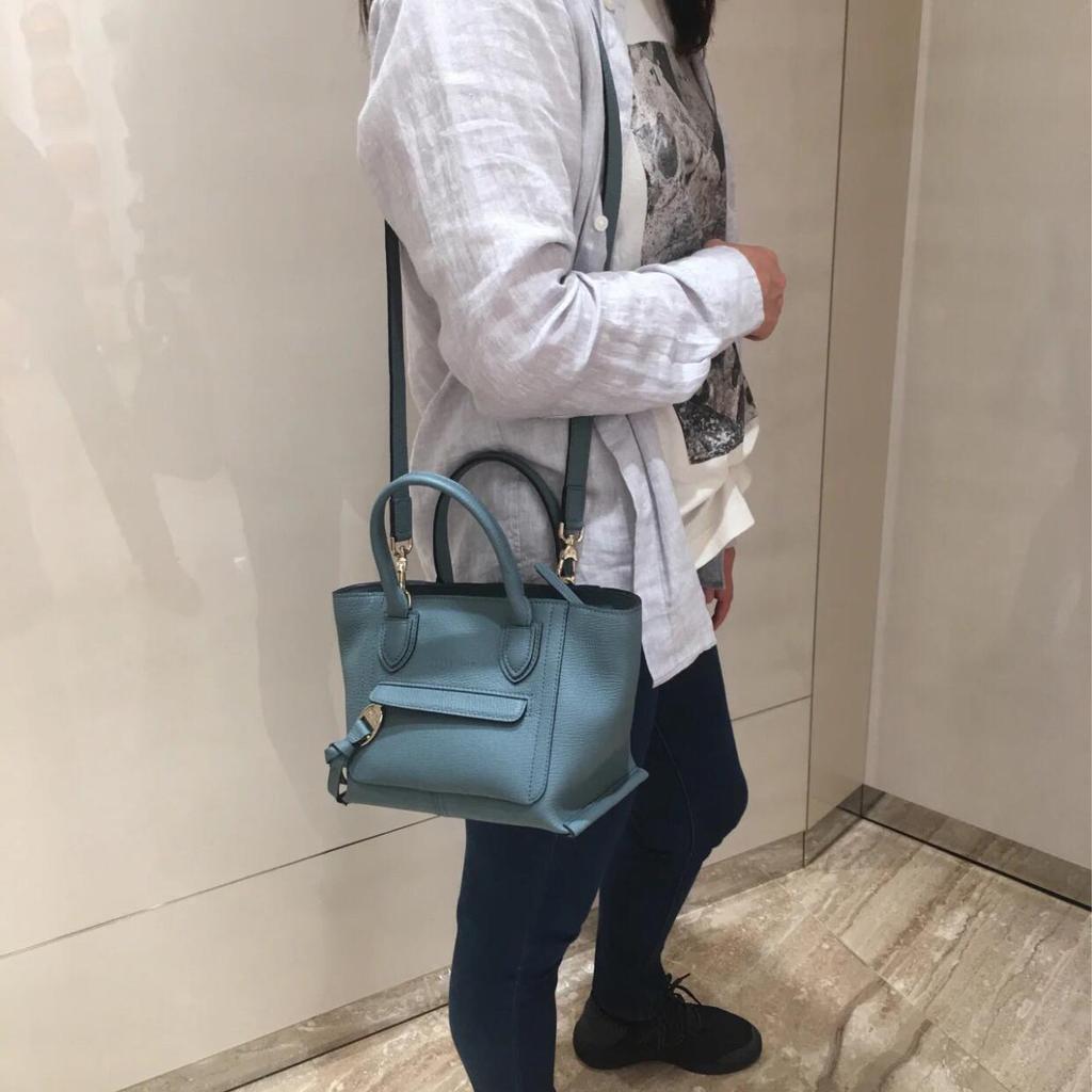 [Pre-Owned] Mailbox Medium Leather Tote Shoulder Crossbody Laptop Bag - Excellent #1PRQQZM