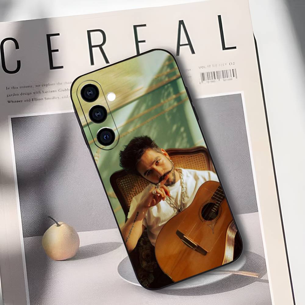 C-Camilo Phone Case For Samsung Galaxy A73,A72,A71,A70,A53,A52,A51,Soft Silicone Black Cover