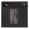 Hilitand External DVD Drive Box Removable 5Gbps Laptop Optical Drive Enclosure for SATA DVD RW Drive USB3.0/USB2.0 12.7mm/9.5mm
