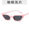 Fashion Sunglasses Woman Brand Designer Vintage Retro Triangular Cat Eye Glasses  Transparent Ocean UV400
