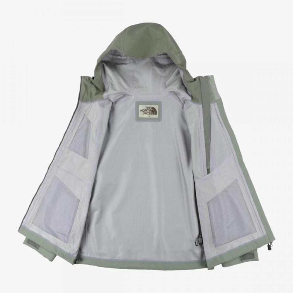 The North Face White Label Promax 3l Jacket Slate Khaki Nj2hs02l
