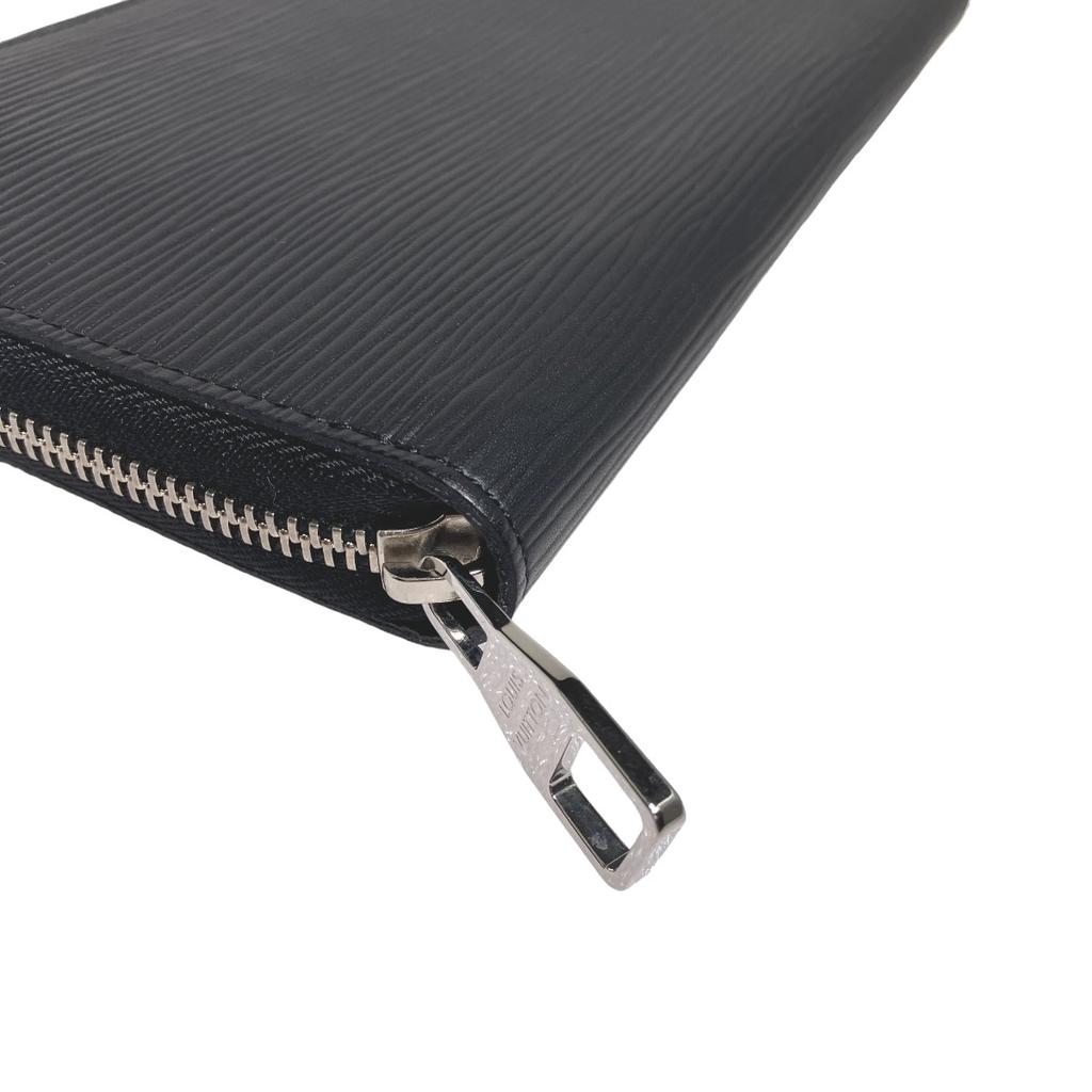 Louis Vuitton Zippy Organizer M60632 Long Wallet Purse Epi Leather Noir Black Used