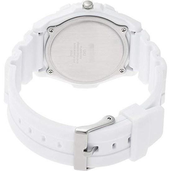 Citizen QQ Wristwatch Analog Waterproof Urethane Belt VR78-001 Mens White