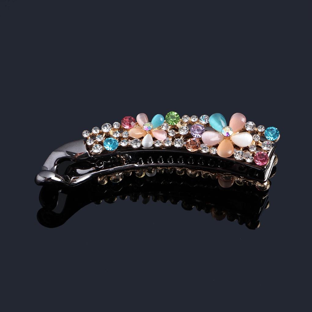 Women's Prodi Hairpin (Floral) Cubic Point Clip