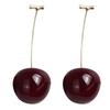 Japanese and Korean Red Cherry Cherries Earrings, Sweet Temperament, Versatile Personality, Fashion, Niche Design Earrings