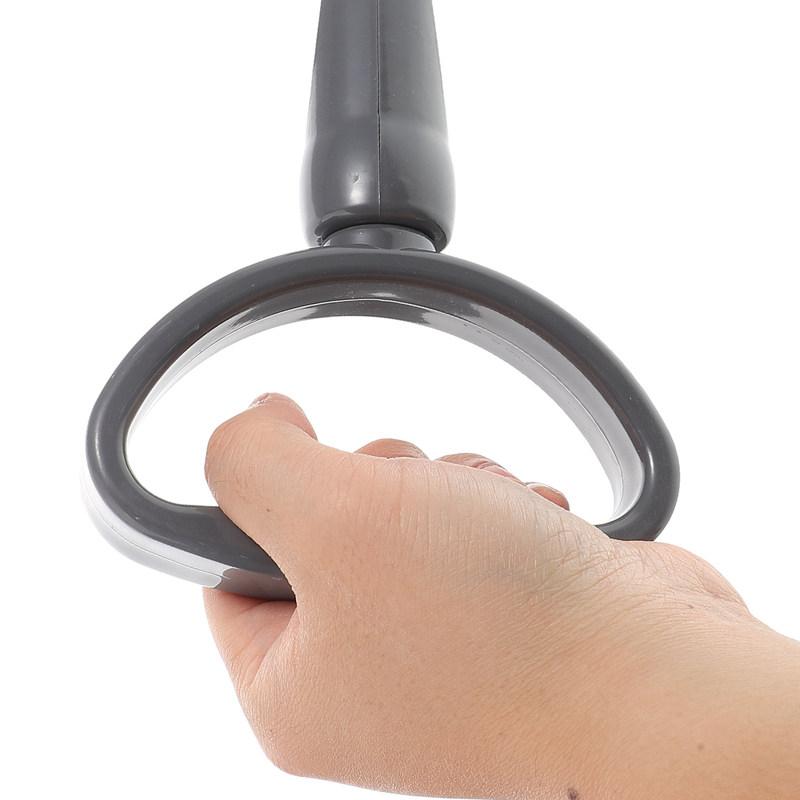Bus Handle Ring Gray Semi-Circular Ergonomic ABS Handle for Subway Bus Car Vehicle Passenger Support Stability Replacement