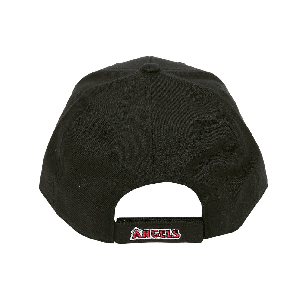 47 Cap Major League Baseball MVP Hat Brand MLB Logo Street Unisex Los Angeles Angels Black [47] Men's Women's