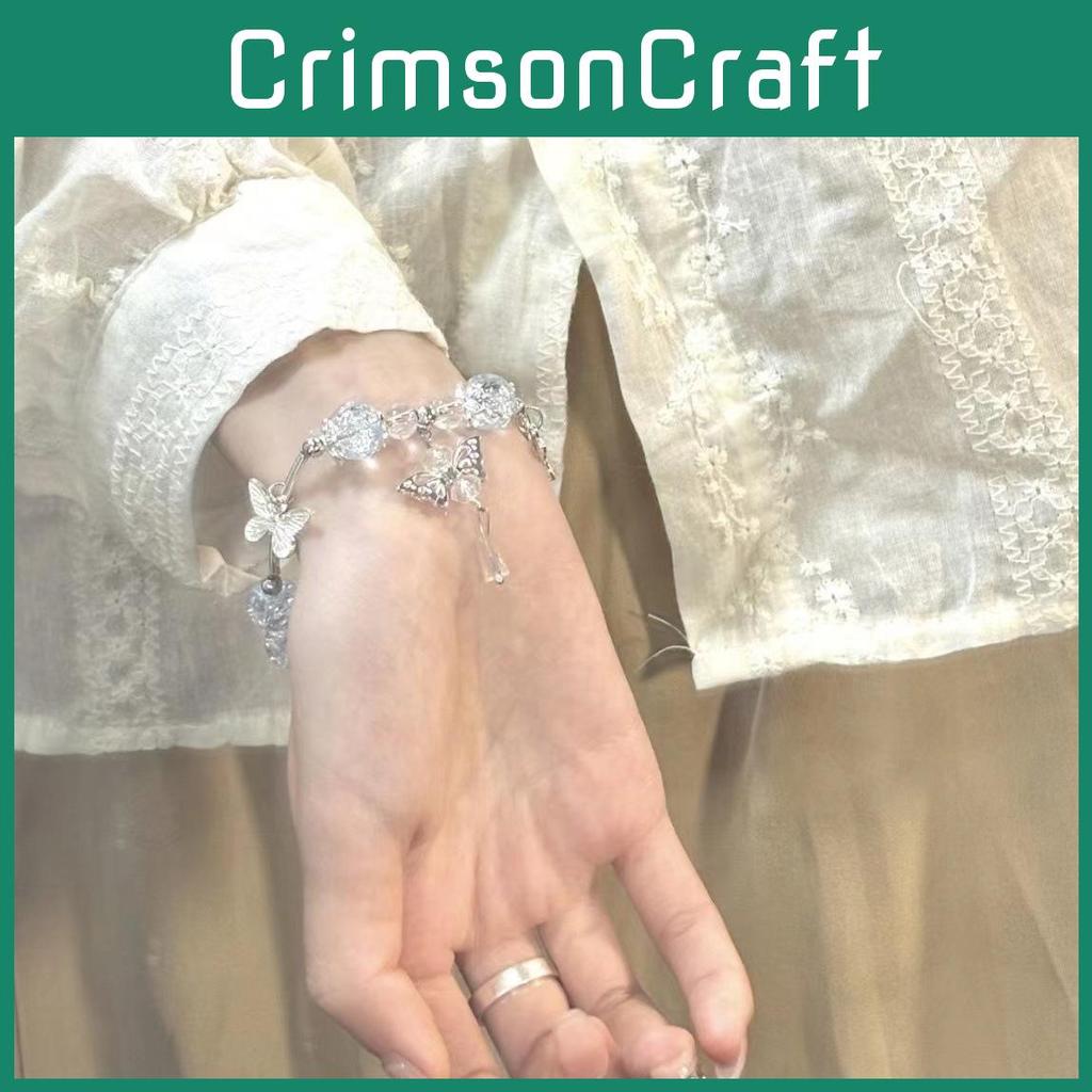 Fashionable Alloy Butterfly Bracelet Premium Quality Ancient Style For Women