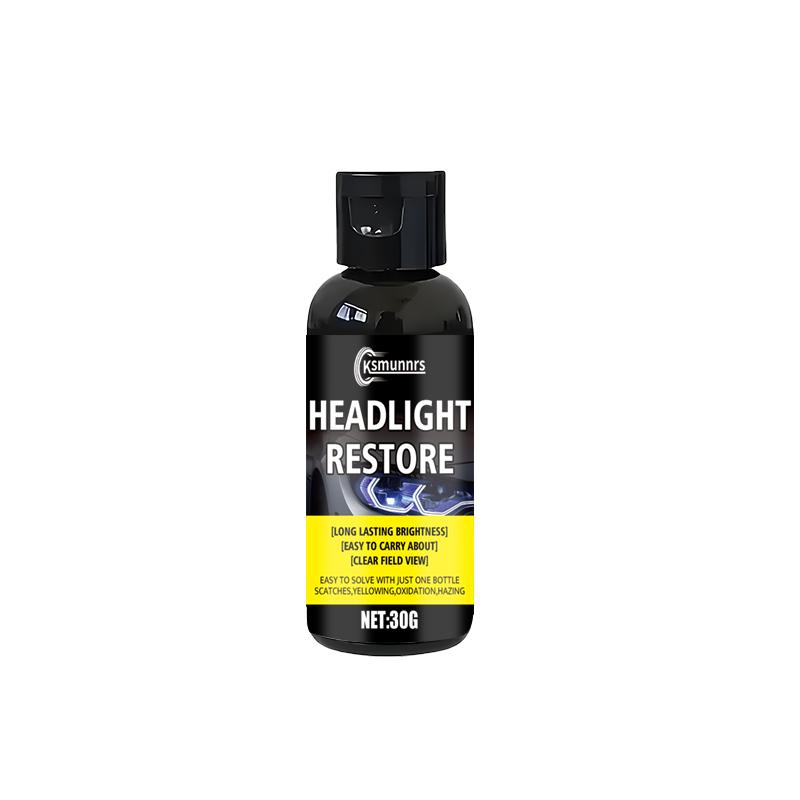 

30G Ksmunns Headlight Restore for BMW Toyota – Long-Lasting Brightness, Easy to Carry, Solve Scratches/Yellowing, Auto Lamp Care 30G&1 золотий