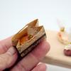 2 bucăți 1/12 mini pungă goală pentru pâine pentru casă de păpuși, pungă de hârtie din piele de vacă, model pentru casă de păpuși, pungi pentru ambalarea alimentelor, accesorii pentru casă de păpuși