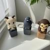Monkey, Pigeon, Donkey Little Seagull Animal Keychain, Illuminated Clicker, Adult Stress Relief And Anxiety Sensing Toy