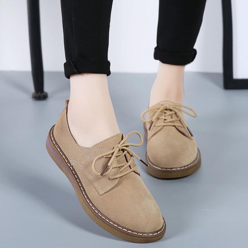 Spring 2020 Casual Ladies' Leather Shoes: British Style for Mothers
