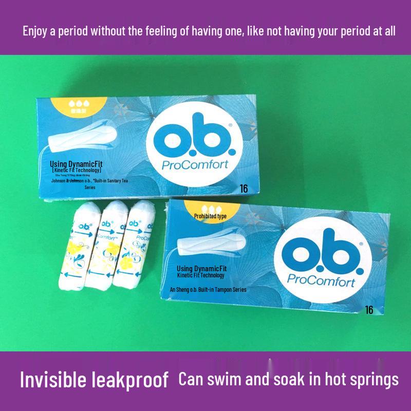 German Johnson Regular Tampons, Leak-Proof, 16 Count, with Built-in Applicator, Barcode Included