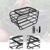 Rear Bike Basket Elegant Biking Rack Basket Bicycle Basket Bicycle Cargo Rack for Daily Commutes Mountain Bikes Hiking Shopping
