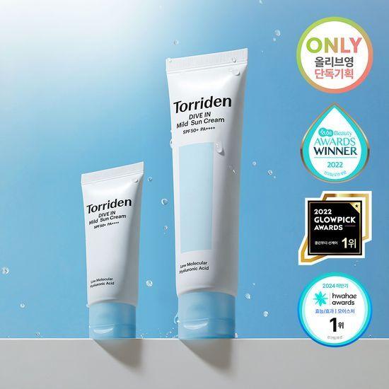 TORRIDEN Dive-in Weapon-Free Mild Sunscreen 60ml Promotion (+20ml Extra Gift)
