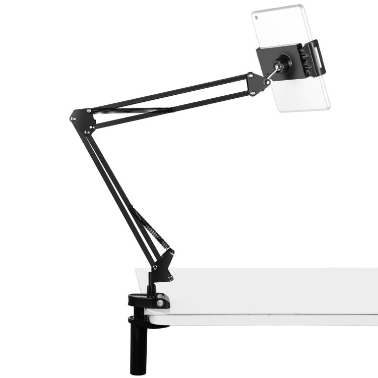 PULUZ Live Broadcast Desktop Articulating Arm Holder with Tablet Clamp (Black) чёрный