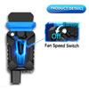 Cool Cold 5V USB Mini Laptop CPU Cooler Air Extracting Exhaust Cooling