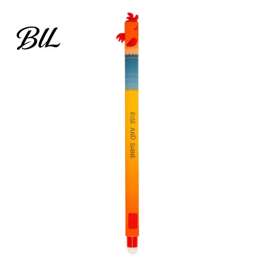 Kid-friendly Pen Farm Animal Erasable Gel Pens for Kids Cute Cartoon Cow Turkey Donkey Child Safe Pig Design Smooth Writing Easy Erase Fun School
