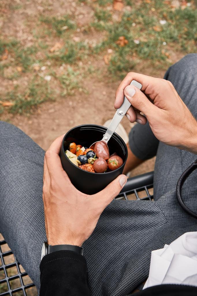 Zwilling Henckels ZWILLING Jar 700ml Soup Lunch Bento Stainless Steel Keeps Food Hot and Cold Japanese ZWILLING THERMO J.A. "Food Black" [Official