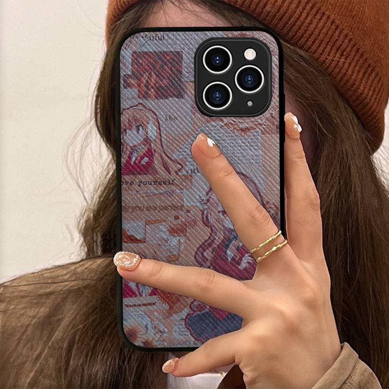 Toradora Taiga aisaka Phone Case Hard Leather Case for iPhone 11 12 13 Mini Pro Max 8 7 Plus SE 2020 X XR XS Coque