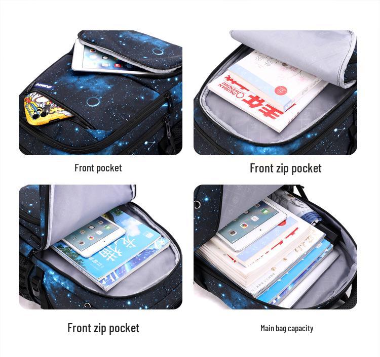 Lightweight Trolley Backpack for 3-6 Grade Students – Stair-Climbing Design for Boys and Girls