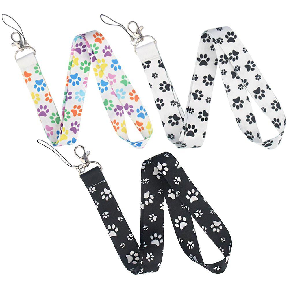 

Модный брелок для удостоверения личности, значок карты, ремни для мобильного телефона, ремешки в виде лапы собаки, брелок для спортзала, шейный ремешок