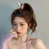 Summer Women Fashion Mermaid Crystal Butterfly Hair Clip Sense of Luxury Elegant Design Women Fashion Exquisite Birthday Gifts