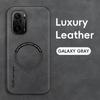 Magnetic Retro Leather Case For Xiaomi Poco F3 PocoF3 Wireless Charging Phone Case Cover