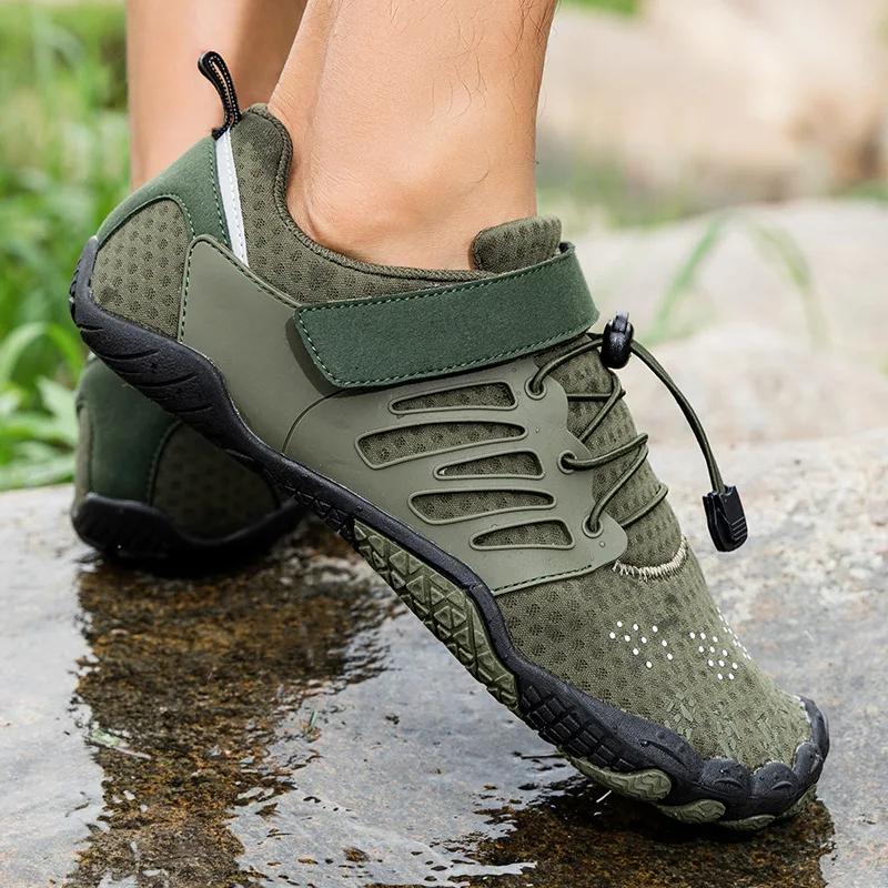 Outdoor Climbing Shoes Men's Women's Autumn New Five-Finger Shoes Couple Casual Sports Shoes Climbing Shoes Breathable Lightweig