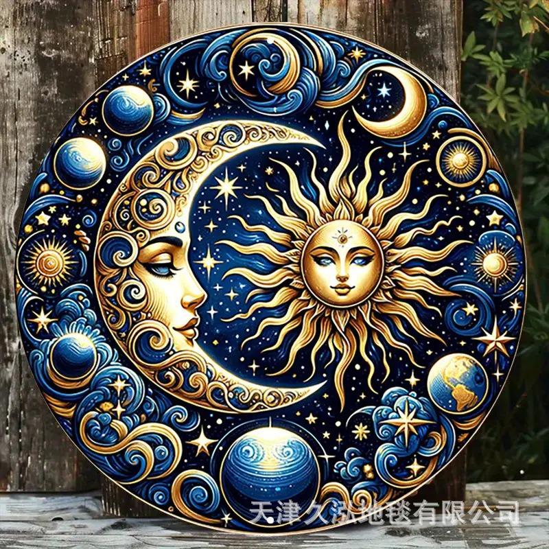 Circular Carpet Living Room Carpet Dirt Resistant Coffee Table Mat Anti Slip Hanging Basket Chair Mat