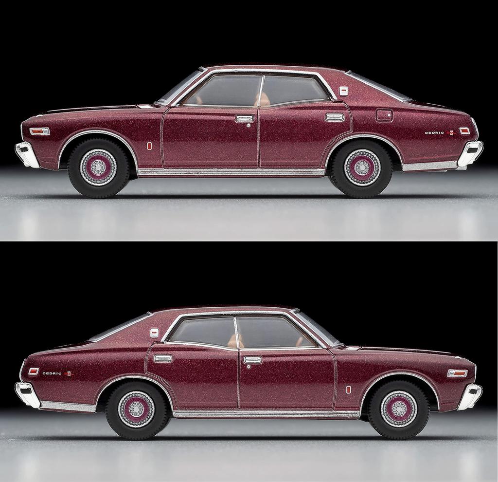 Tomica Limited Vintage Neo Nissan Cedric HT F Type 2800SGL Maroon 76 Year 315438 1/64 LV-N250a 4-Door