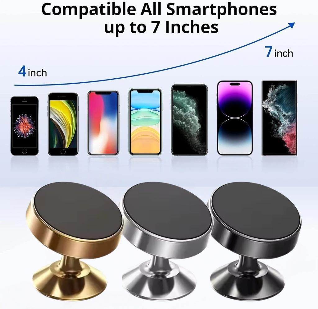 Xiaomi Car Phone Holder Car Magnet Smartphone Support Car Mount Mobile Cell Stand Smartphone GPS Support For iPhone 17 15 13 12 Samsung