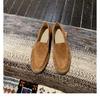 Sheepskin version niche one-pedal lazy small leather shoes women's super soft leather loafers retro flat shoes Doudou shoes