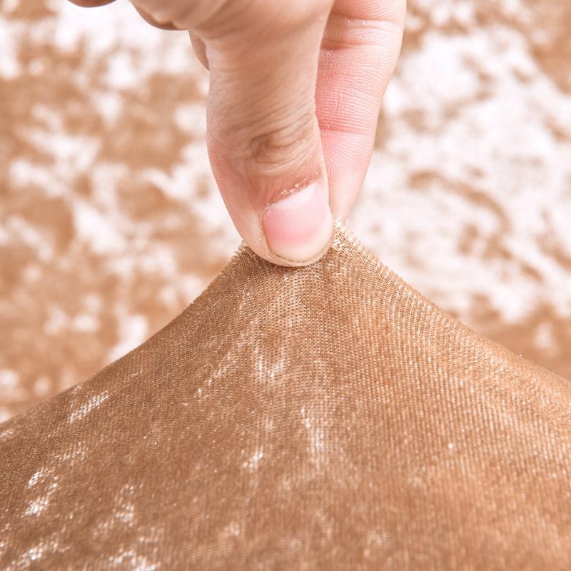1 Stück Verfügbar Verdickter Elastischer Esszimmerstuhlbezug, Restaurant, Silberfuchs Samt Stuhlbezug, Elastischer Tisch- und Stuhlbezug