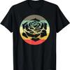 Vintage Kunst Schwarzer Rosengarten Gärtner - Retro Rose T-Shirt