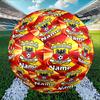 Custom Name Personalized Go Ahead Eagles Print Size 5 Soccer Ball Training & Match Football, for Team, Kicking, Gift for Football Enthusiasts