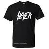 חולצת טי ממתכת Slayer מודפסת אופנת גברים Streetwear צווארון עגול שרוול קצר חולצת טי 100% כותנה חולצת רוק עליוניות
