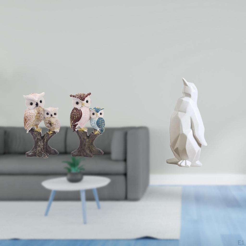 Animal Figurine Sculpture for Office Living Room Bedroom Tabletop Bar Housewarming Party Realistic