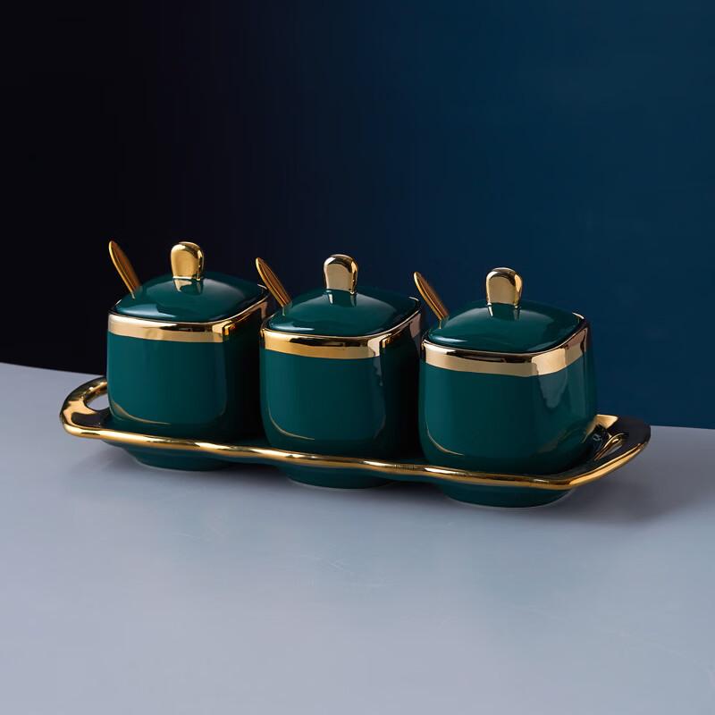Tong Shen Yuan Luxury Ceramic Spice Jar Set