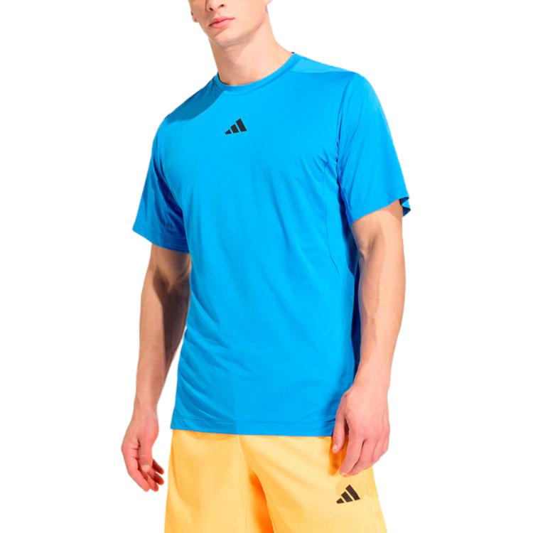 adidas Breathable Crew Neck Pullover Short Sleeve T-Shirt Men Tops KE9935