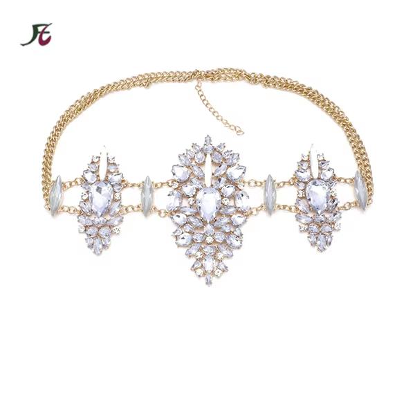 Women Sexy Exaggerated Design Bikini Beach Body Chain Jewelry Rhinestone Belly Waist Chain