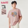 Baleno Men's Retro Suede Print Loose Fit T-Shirt
