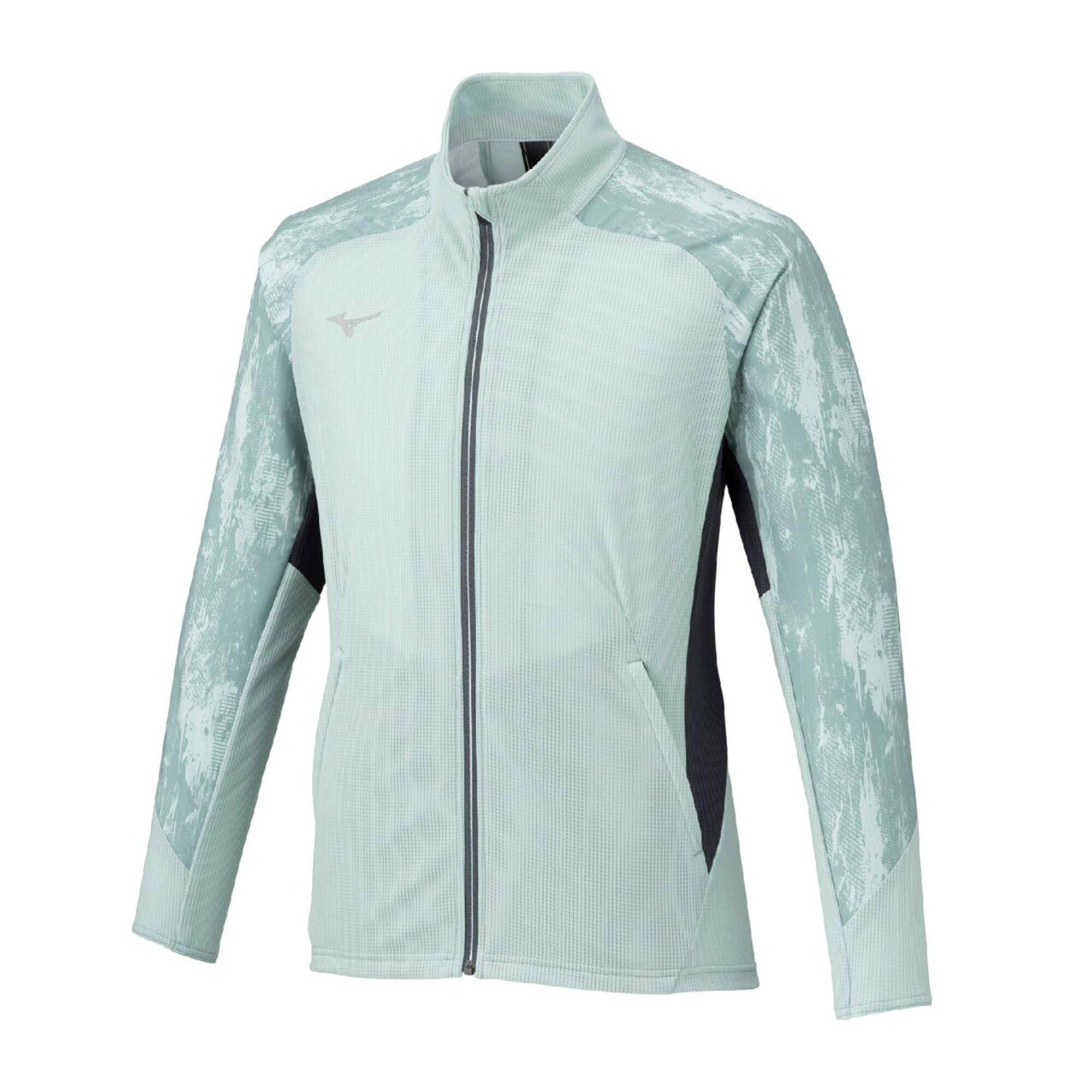 

Mizuno Dry Aeroflow Hybrid Highly Breathable Training Citrus 32MCC031 Men s Jacket, Jersey, Green,