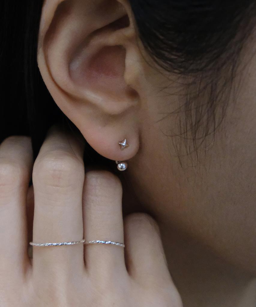 Poetryhaus Two Way Star Earrings