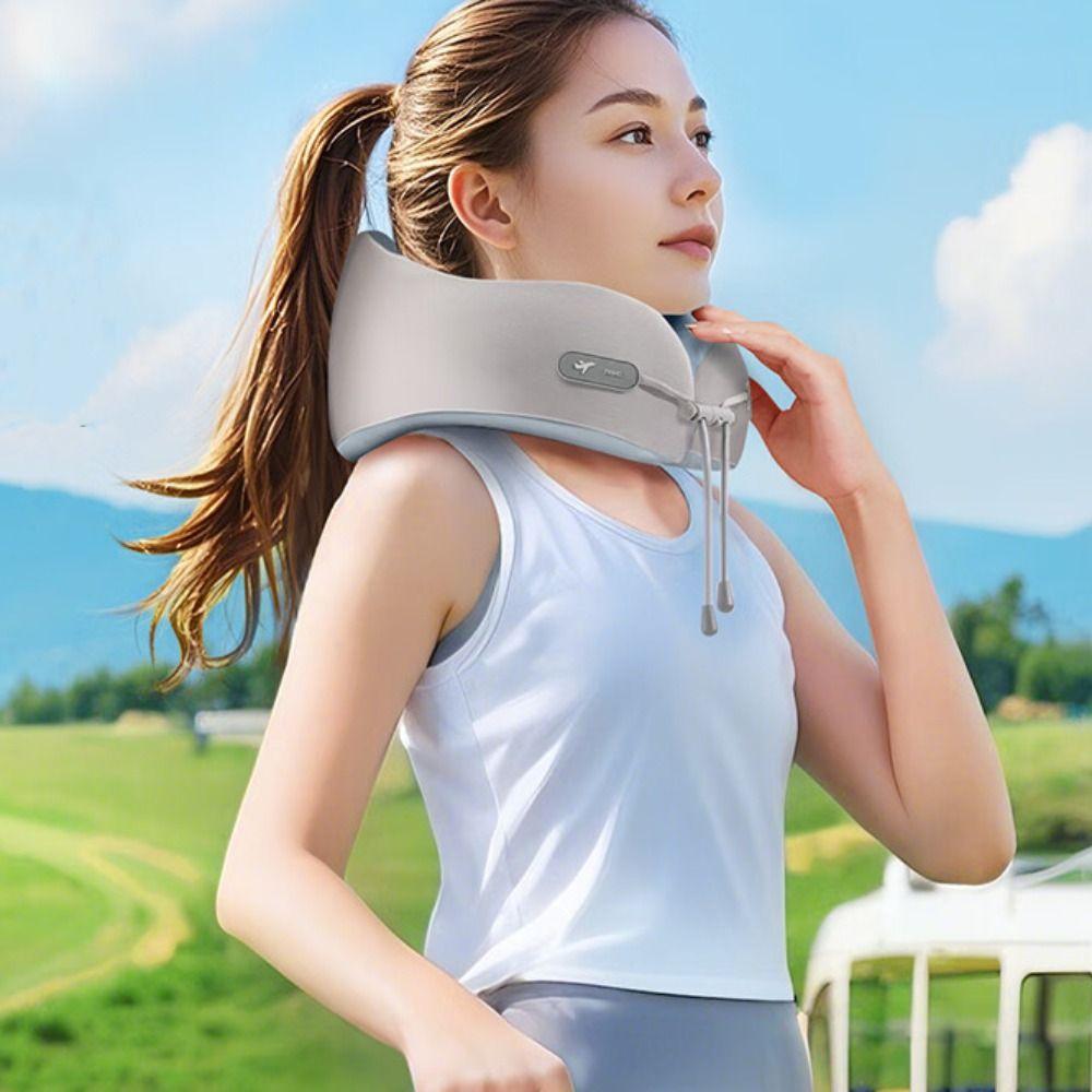 360 Degree Neck Protect U-shaped Travel Pillows Comfortable Slow Rebound Neck Support Cushion Removable Cooling