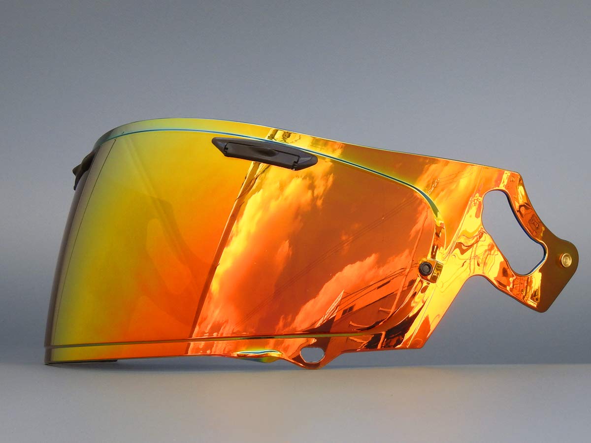 

RXP Orange Mirror Shield Arai MV Compatible Aftermarket Product Smoke Shield with Pure Hard Mirror Coating VAS-PO VAS-V Dark [Vivid Color] помаранчевий