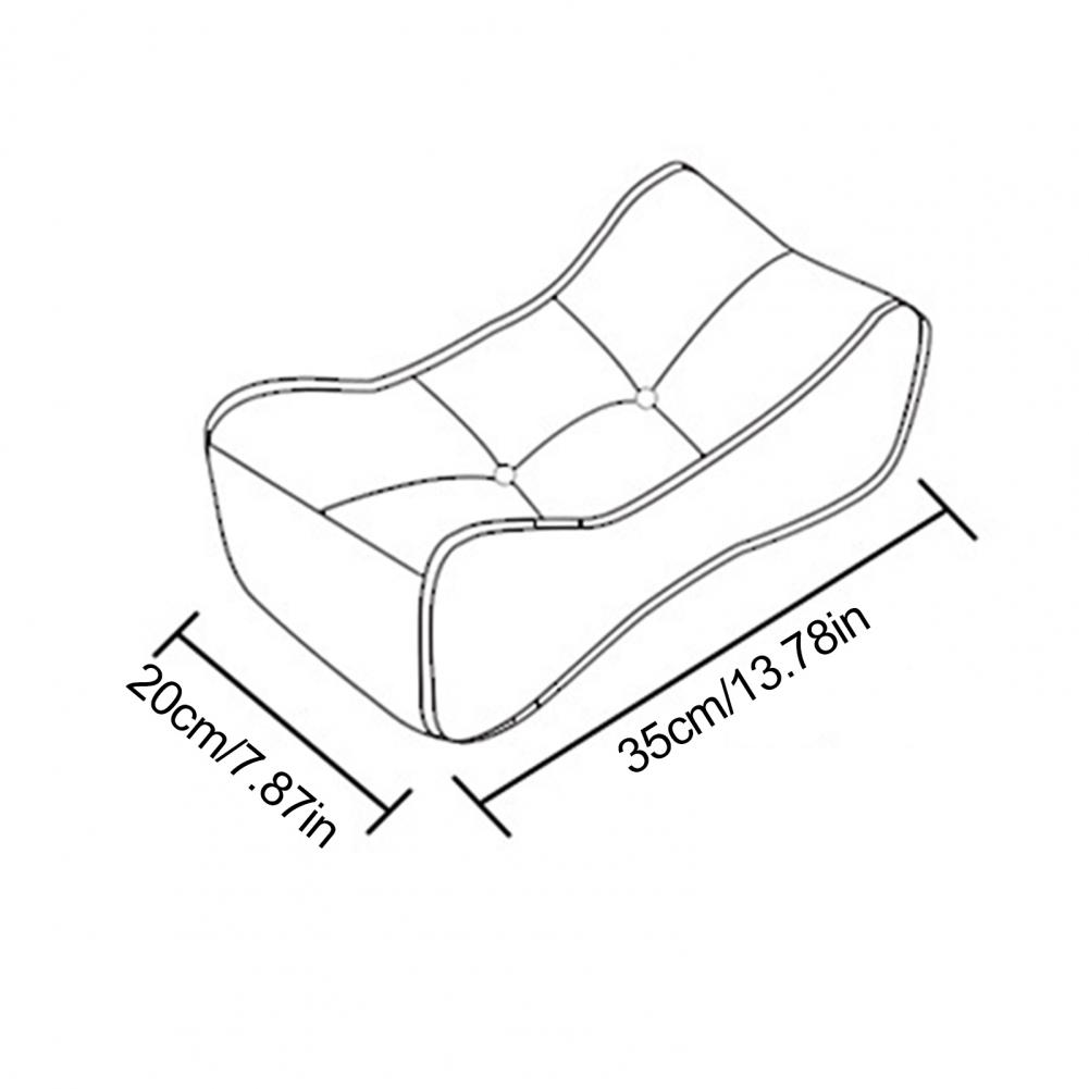 Lumbar Support Cushion Ergonomic Back Support Pillow for Lower Back Pain Relief Office Chair Car Seat Sofa Bed Use