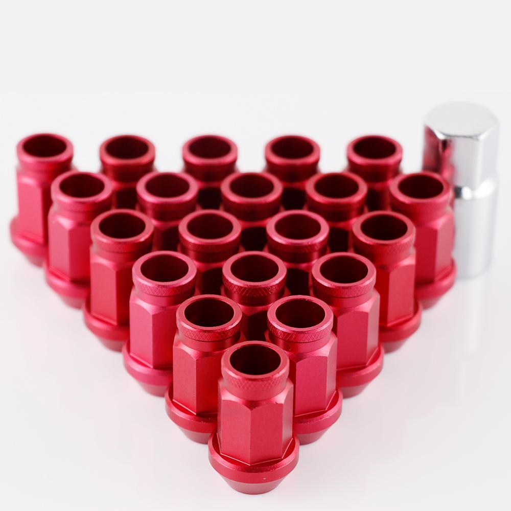 jdm 40mm Racing Light Weight Aluminum Wheel Rim Lug Nuts M12*1.25 M12*1.5 20pcs/set