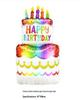 First Birthday Crown and Number Balloons for Baby Photo Props and Party Decoration